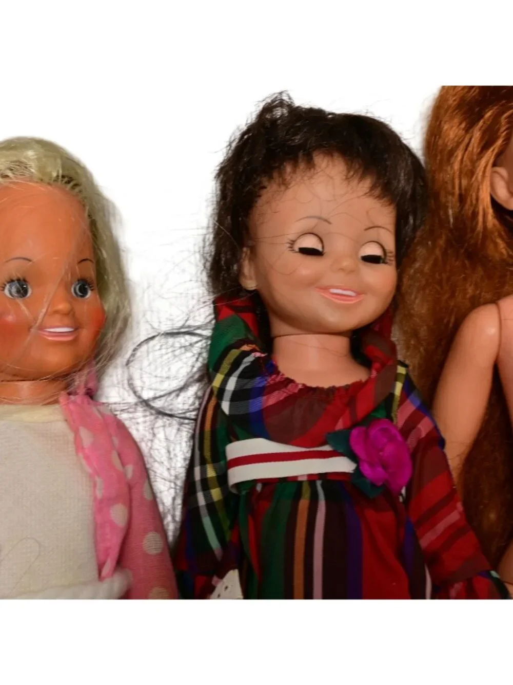 Ideal Vintage 1970s Crissy Doll Family Lot of 5 Growing Hair Sleepy Eyes